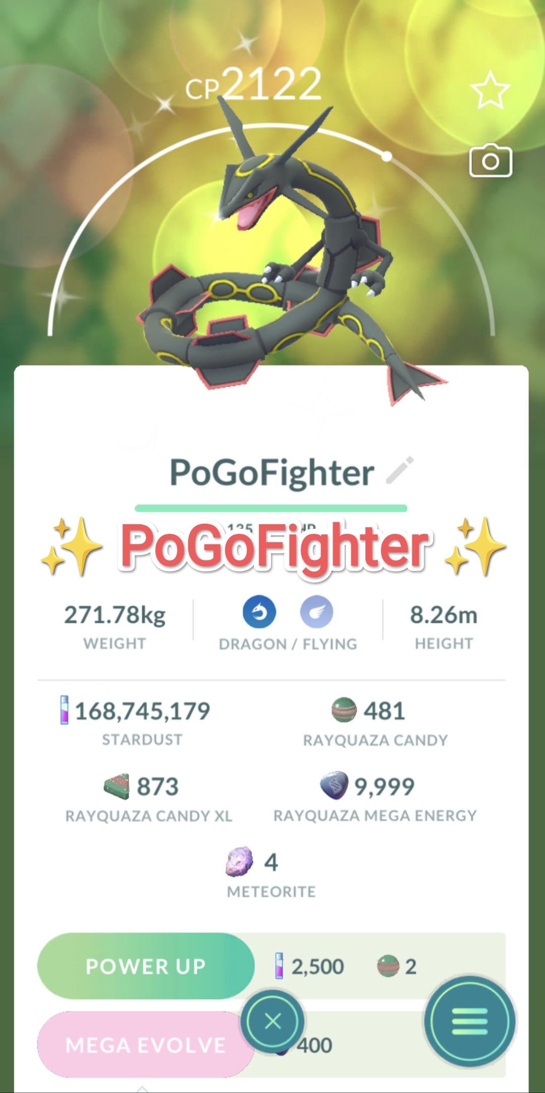 Legendary Mega Rayquaza Service - Pokemon GO Account Service