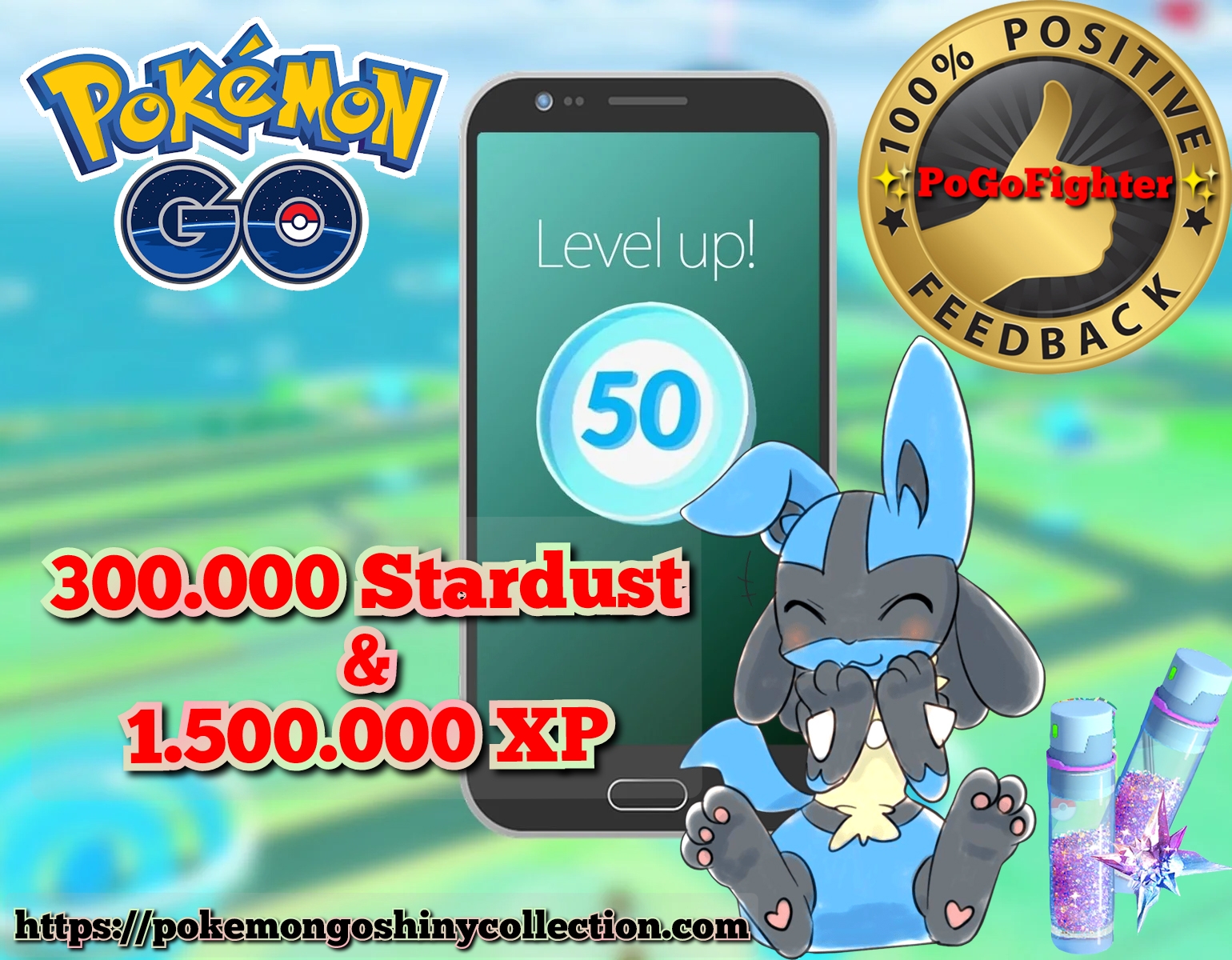 Stardust ✨ Pokémon GO ✪ on X: Level 43 Account for sale 🔥 1.2 Million ST  60M XP 🔥 Lucky Shiny Pikachu Libre (rarest of the rarest) 🔥 16700  Pokécoins, more than