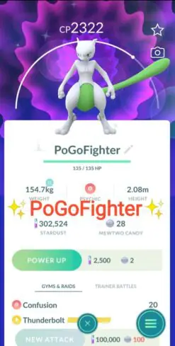 Pokémon Go * Shiny Shadow Articuno * Mini P T C - 100.000 stardust - 20  Candies