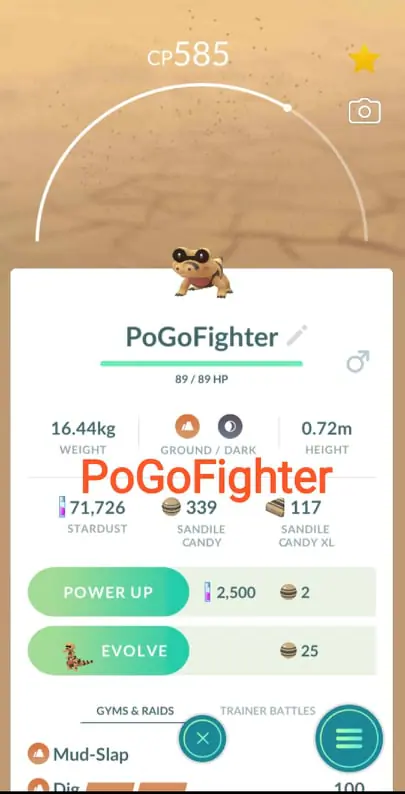 Pokémon GO Salandit (Male or Female) - Trade 20.000 stardust (Read  Describe) - PoGoFighter