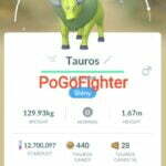Pokémon GO Shiny Tauros - Trade 20.000 stardust (Read Describe)