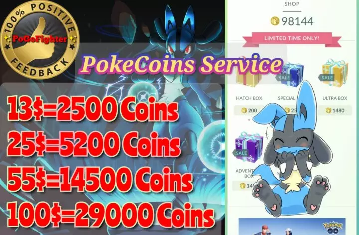 Pokémon Go - PokeCoins Service (READ DESCRIPTION)