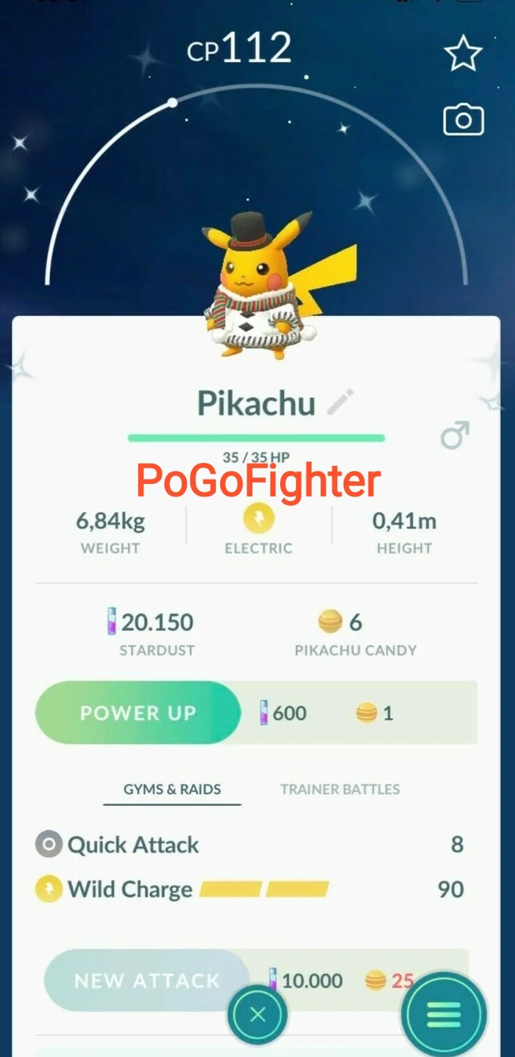 Pokémon GO Shiny Detective Pikachu – Trade 20.000 stardust (Read Describe)  - PoGoFighter