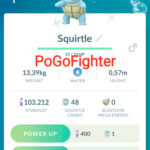 Pokémon GO Shiny Squirtle wearing Sun Glasses - Mini Account (Read Describe)