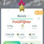 Pokémon GO Shiny Bonsly – Trade 20.000 stardust (Read Describe)