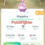 Pokémon GO Shiny Happiny – Trade 20.000 stardust (Read Describe)