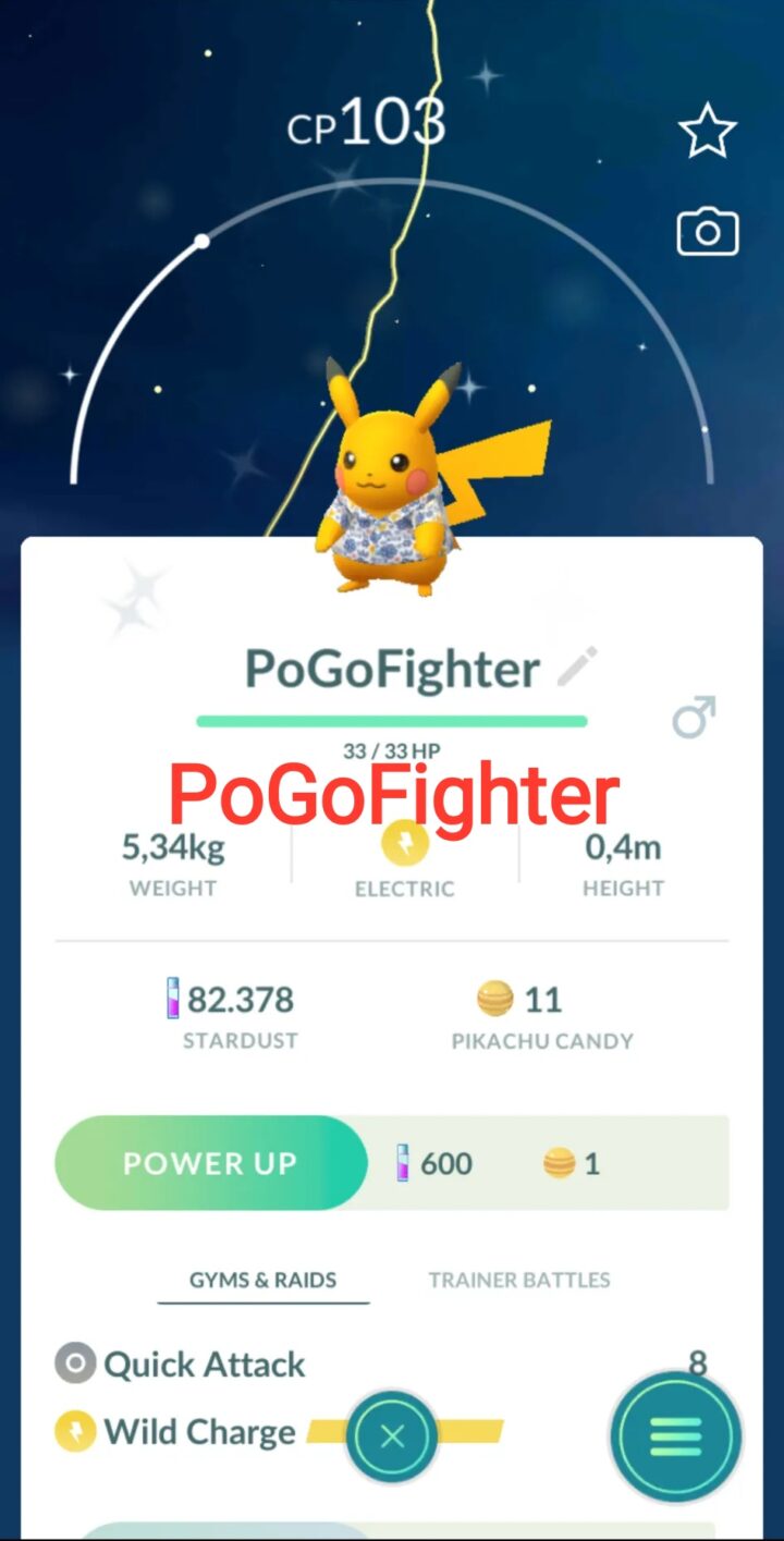 Pokémon GO Shiny Flying Pikachu with Orange Balloons - Jeju Island, South  Korea – Trade 20.000 stardust (Read Describe) - PoGoFighter