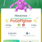 Pokémon GO Shiny Heracross – Trade 20.000 stardust (Read Describe)