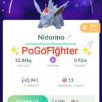 Pokémon GO Shiny Nidorino Party Red Hat – Trade 20.000 stardust (Read Describe)