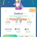 Pokémon GO Shiny Delibird Winter Holiday Costume – Trade 20.000 stardust (Read Describe)