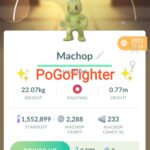 Pokémon GO Shiny Machop – Trade 20.000 stardust (Read Describe)