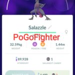 Pokémon GO Salazzle – TRADE (Read Describe)