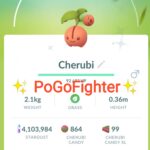 Pokémon GO Shiny Cherubi – Mini Account (Read Describe)