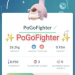Pokémon GO Shiny Slowpoke wearing a Hat – Trade 20.000 stardust (Read Describe)