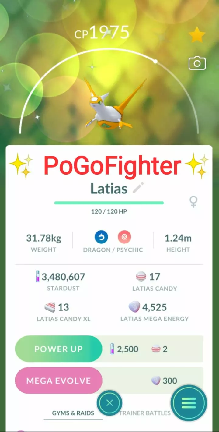 Pokémon GO Shiny Latias – Mini Account (Read Describe)