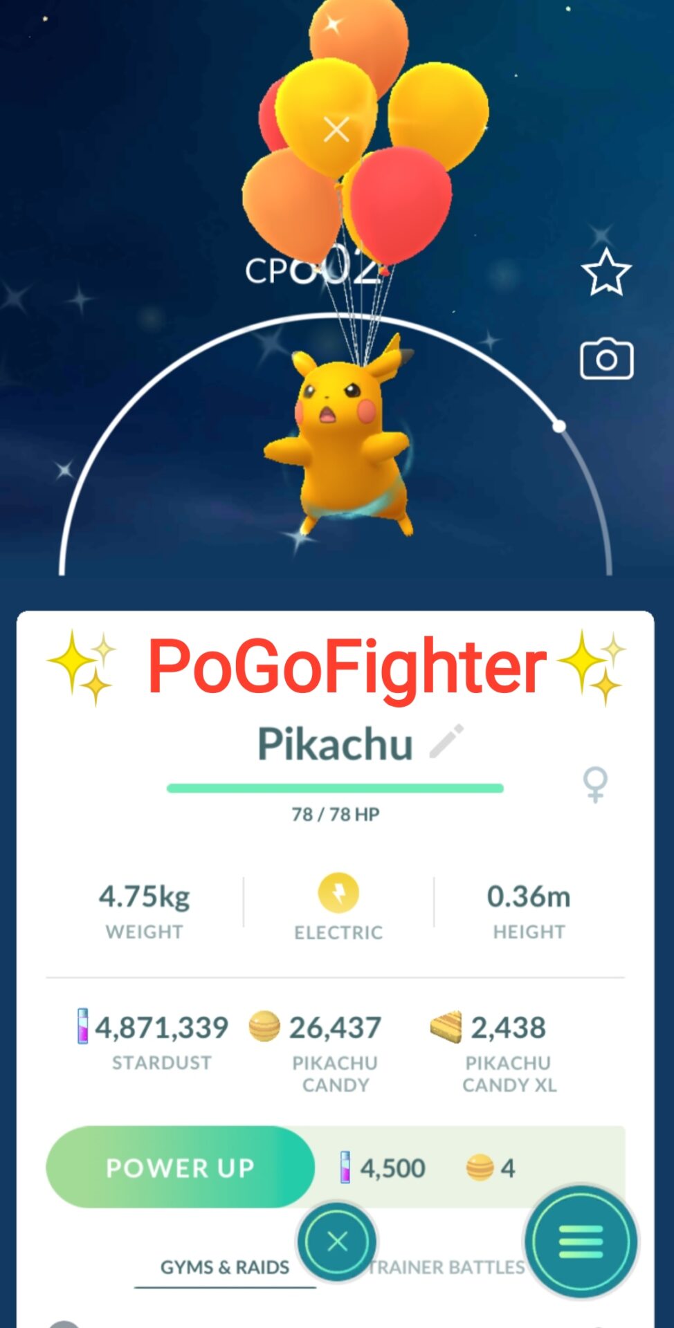 Pokémon GO Shiny Ash Hat Pikachu - Mini Account (Read Describe