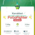 Pokémon GO Shiny Karrablast – Trade 1.000.000 stardust (Read Describe)