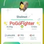 Pokémon GO Shiny Shelmet – Trade 20.000 stardust (Read Describe)