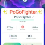 Pokémon GO Shiny Unown N – Trade 20.000 stardust (Read Describe)