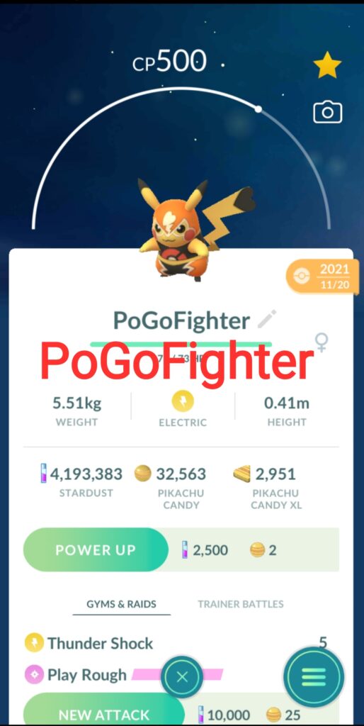 Pokémon Go ✨ GBL reward: Shiny Pikachu libre ✨ trade registered (20k  Stardust)