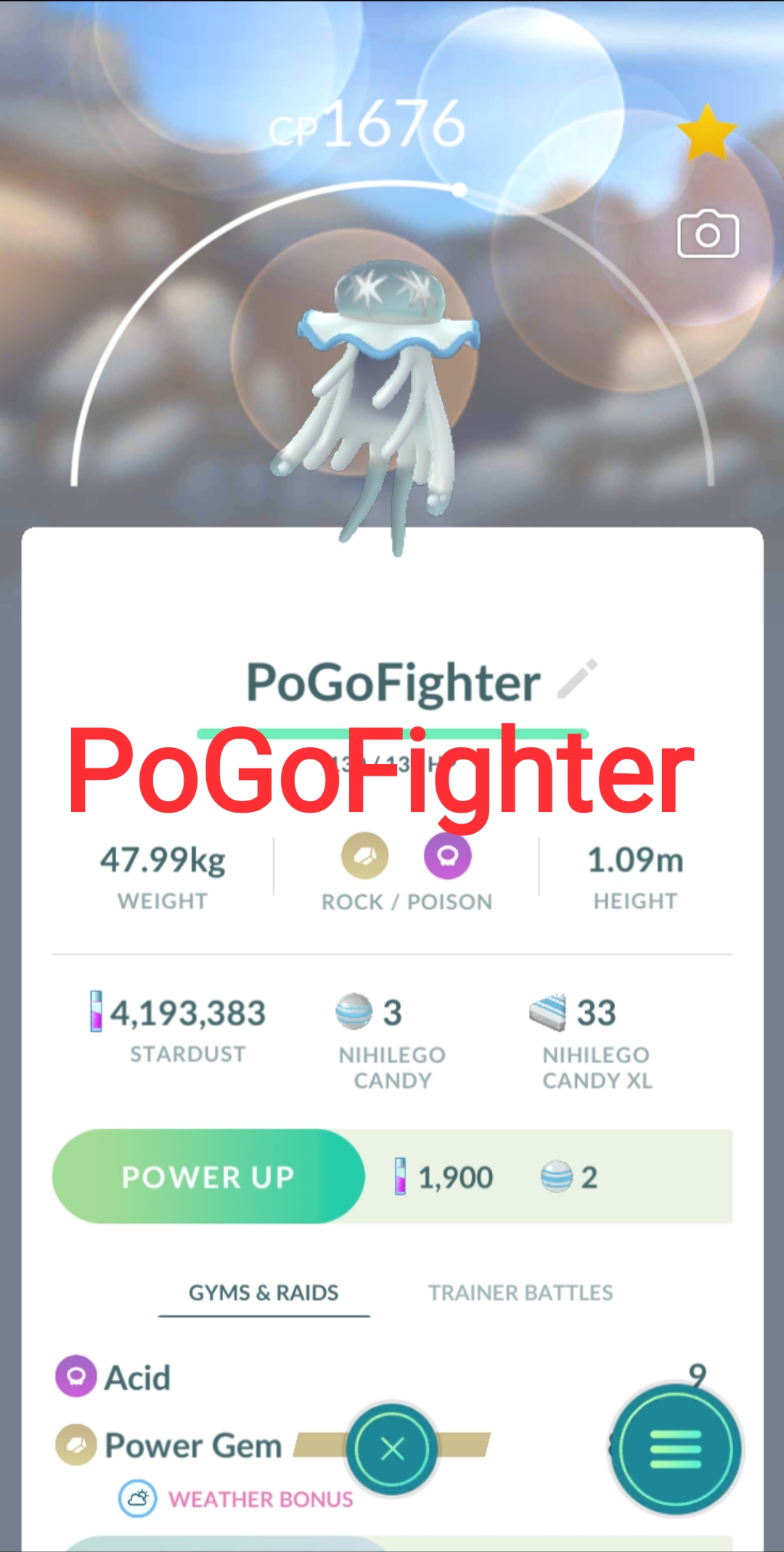 Pokémon GO Ultra Beast Celesteela – Trade 1.000.000 stardust (Read  Describe) - PoGoFighter