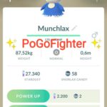 Pokémon GO Shiny Munchlax – Trade 1.000.000 stardust (Read Describe)