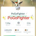 Pokémon GO Shiny Holiday Hat Eevee – Trade 20.000 stardust (Read Describe)