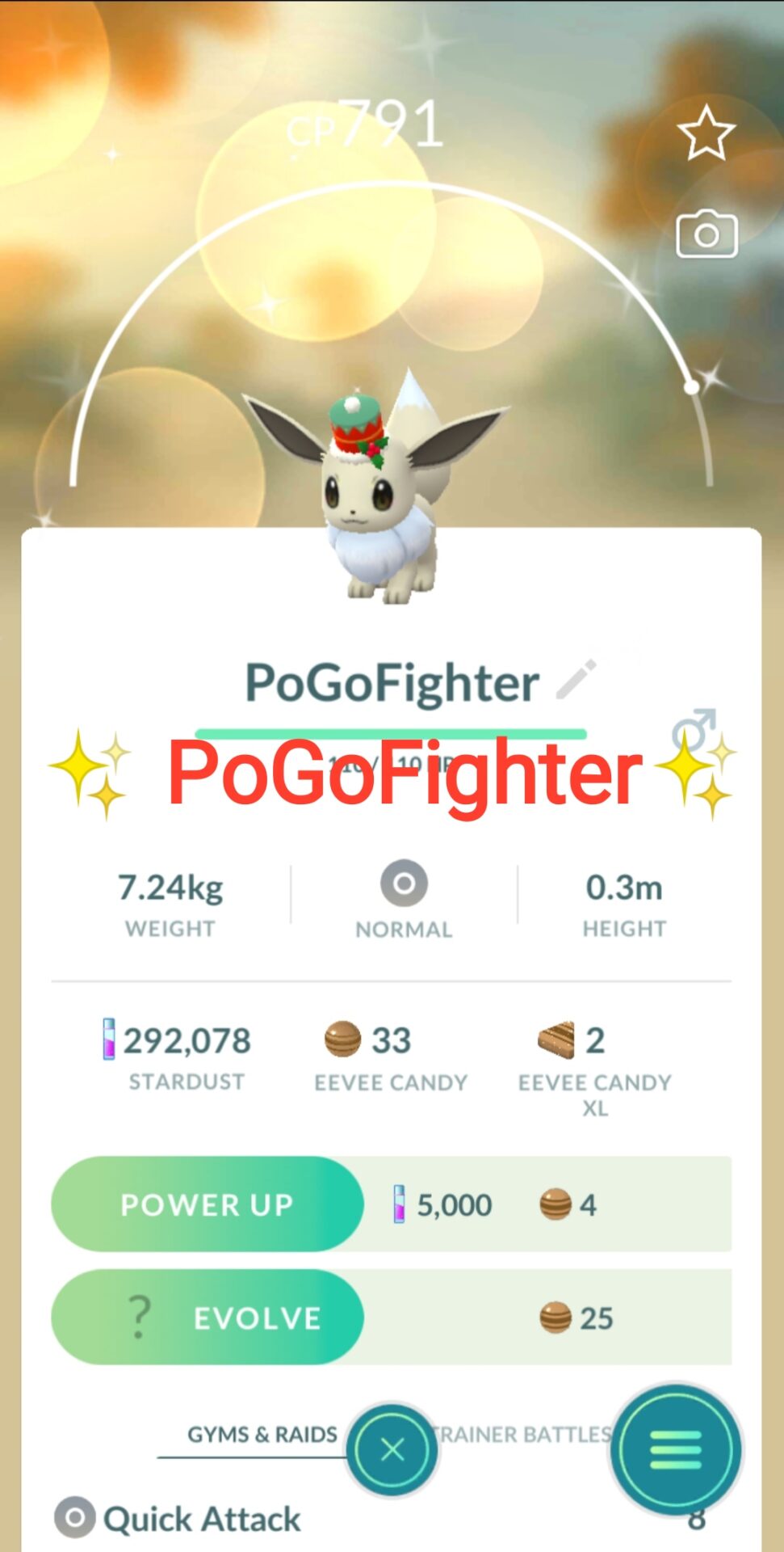 Shiny Eevee - Pokemon Go