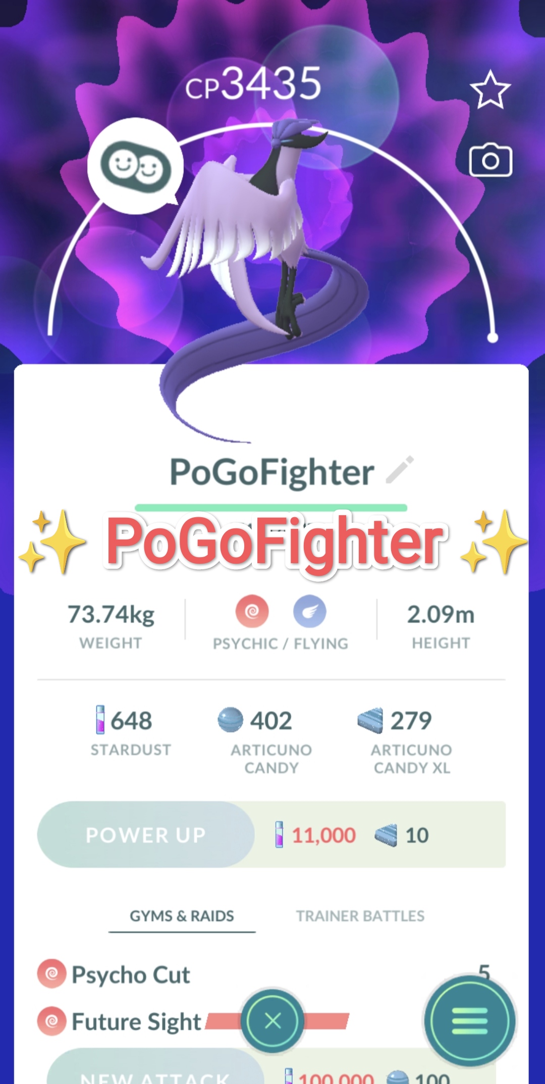 Pokemon Trade GO - Shiny Lugia Level 40 for PVP Master League