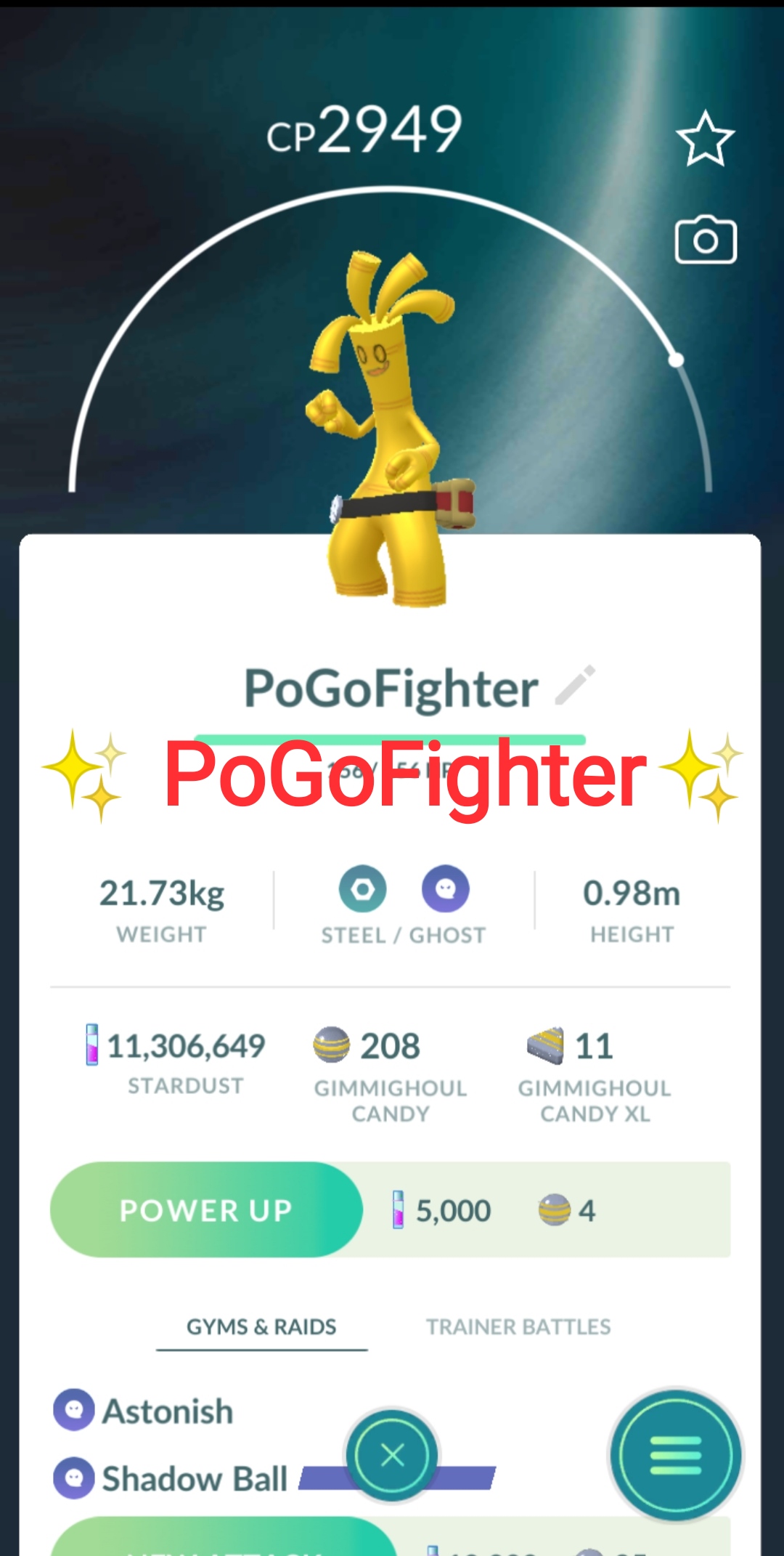 Just got a shiny Regigigas as PVP Reward : r/pokemongo