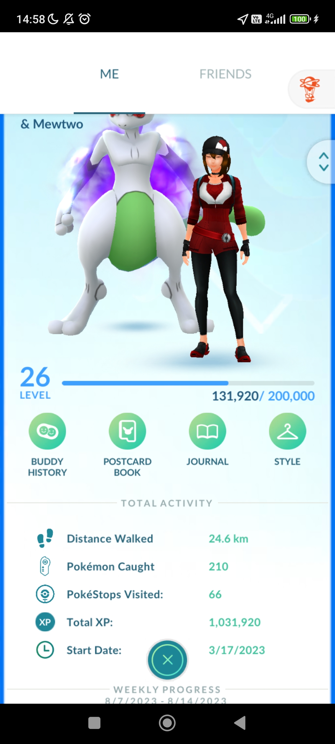 Pokémon GO Shiny Mewtwo - Mini Account (Read Describe) - PoGoFighter