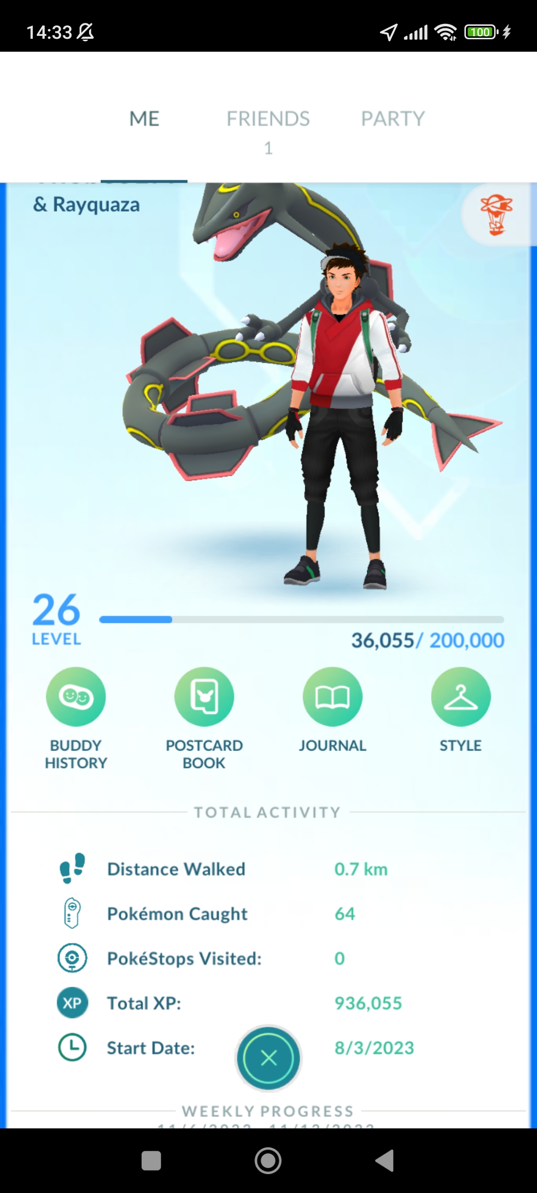 Pokémon GO Shiny Rayquaza x2, Guzzlord, Cresselia - Mini Account