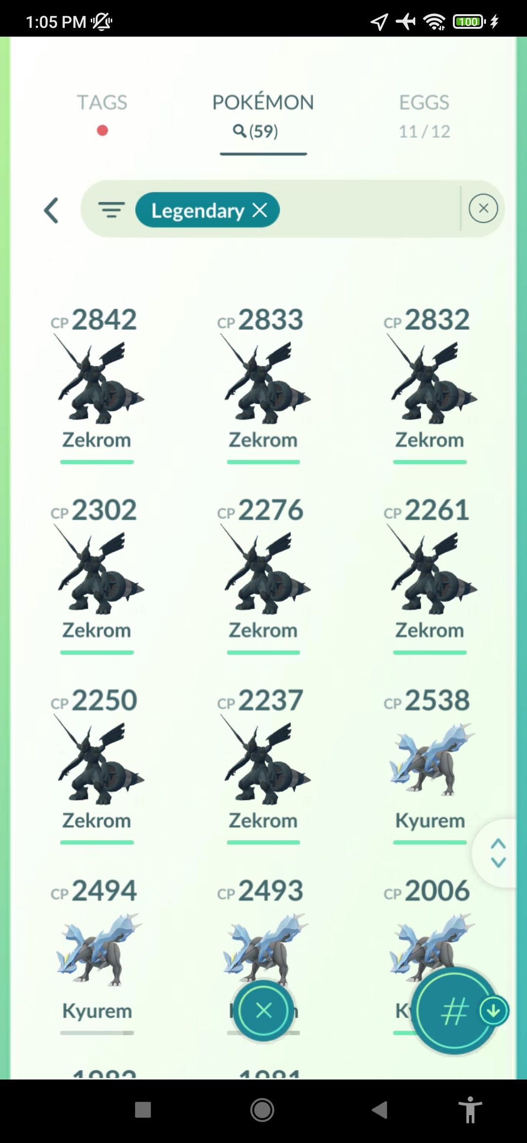 Pokémon GO Shiny Reshiram x2, Terrakion, Shadow Lugia, Cobalion, Regigigas - Mini Account (Read Describe) - Image 6