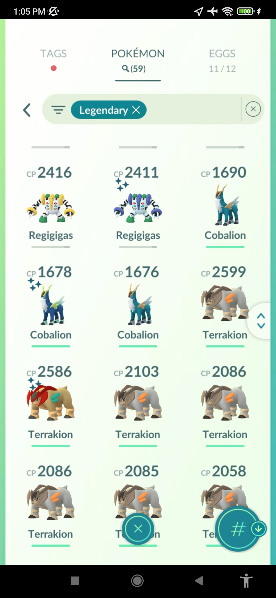 Pokémon GO Shiny Reshiram x2, Terrakion, Shadow Lugia, Cobalion, Regigigas - Mini Account (Read Describe) - Image 8