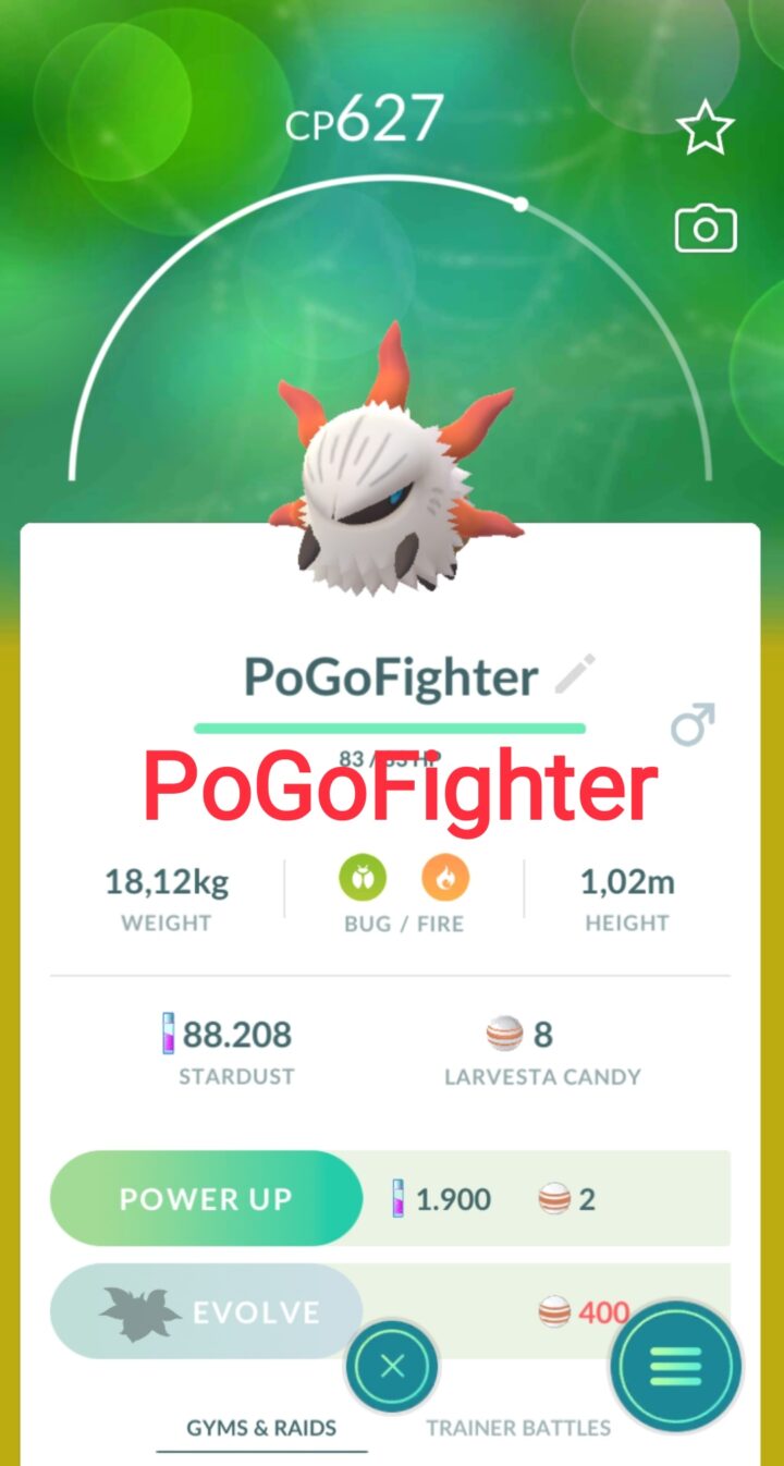 Pokémon GO Ultra Beast Buzzwole – Trade 1.000.000 stardust (Read Describe)  - PoGoFighter