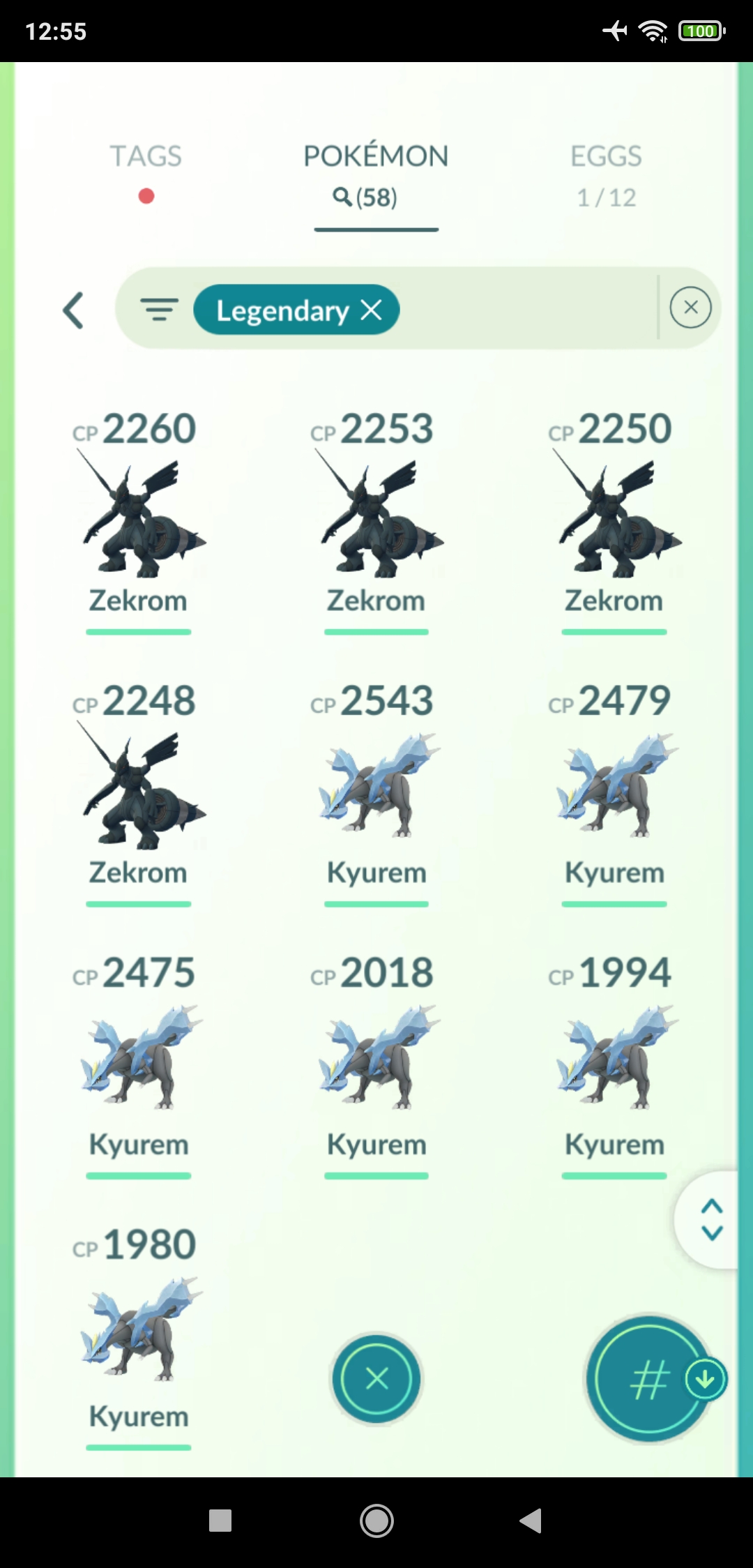 Pokémon GO Shiny Zekrom, Reshiram, Darkrai x2, Shadow Zapdos x2, Shadow Articuno - Mini Account (Read Describe) - Image 4