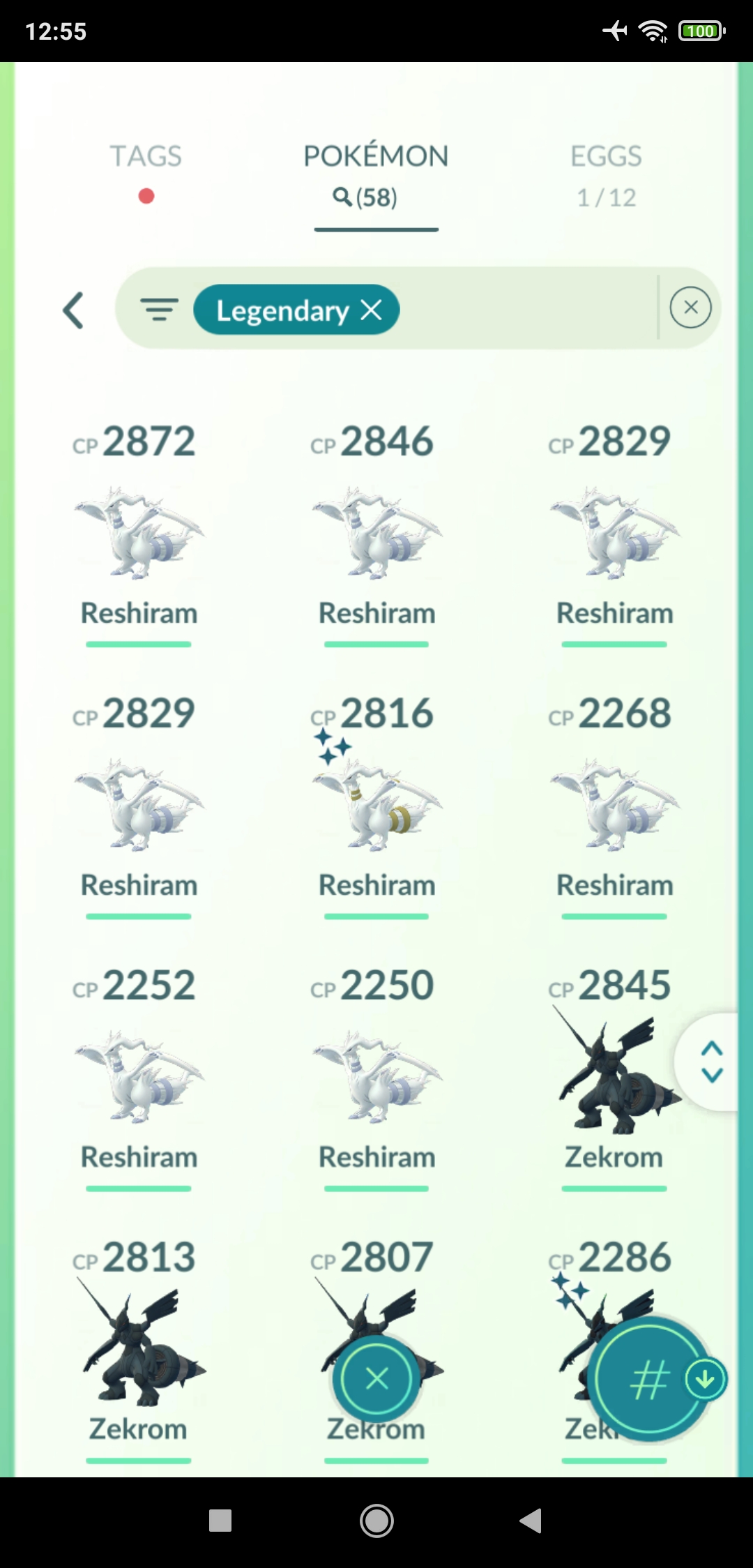 Pokémon GO Shiny Zekrom, Reshiram, Darkrai x2, Shadow Zapdos x2, Shadow Articuno - Mini Account (Read Describe) - Image 5
