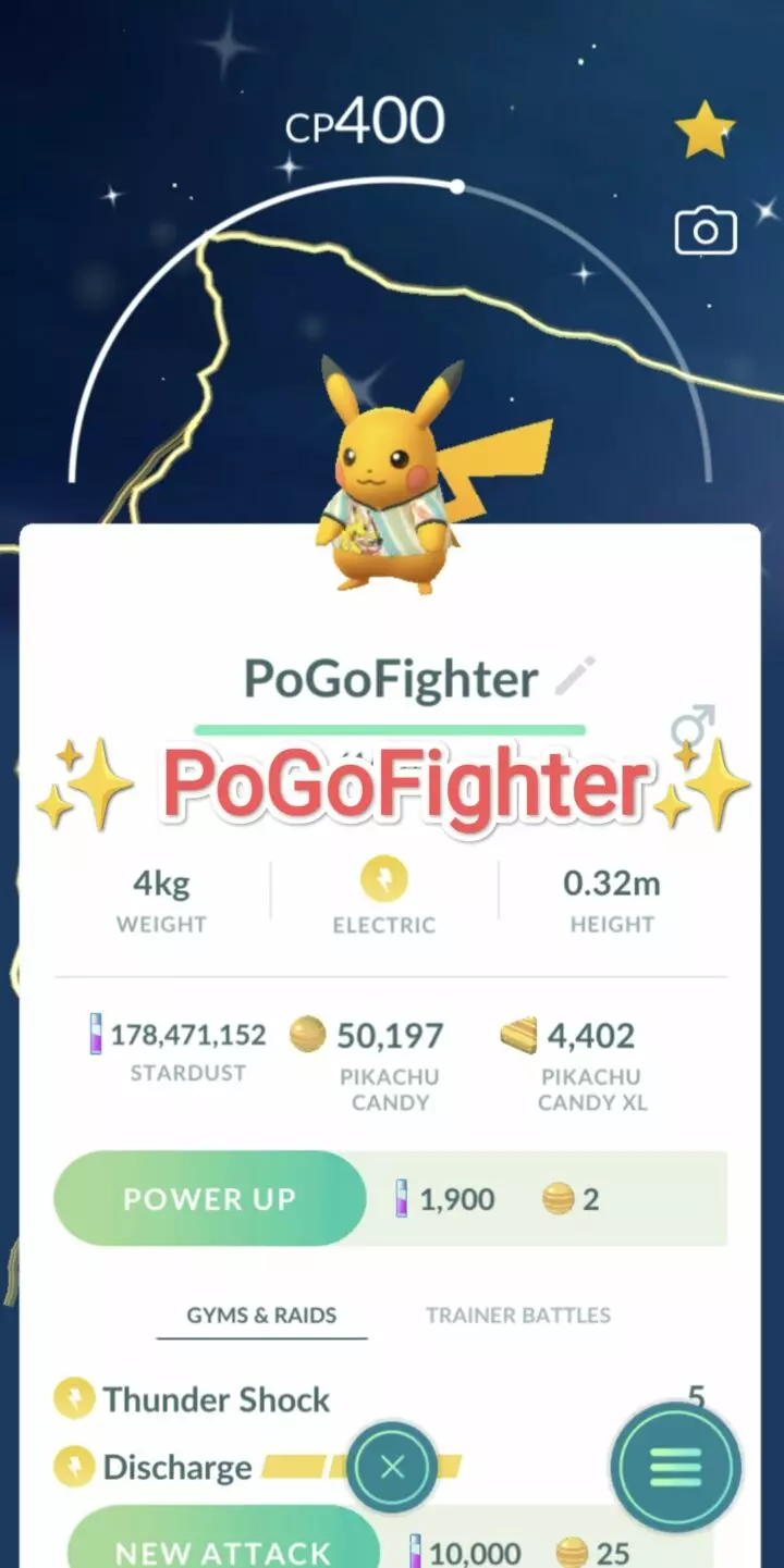 Pokémon GO Shiny World Championships 2023 Pikachu - Trade 20.000 stardust (Read Describe)