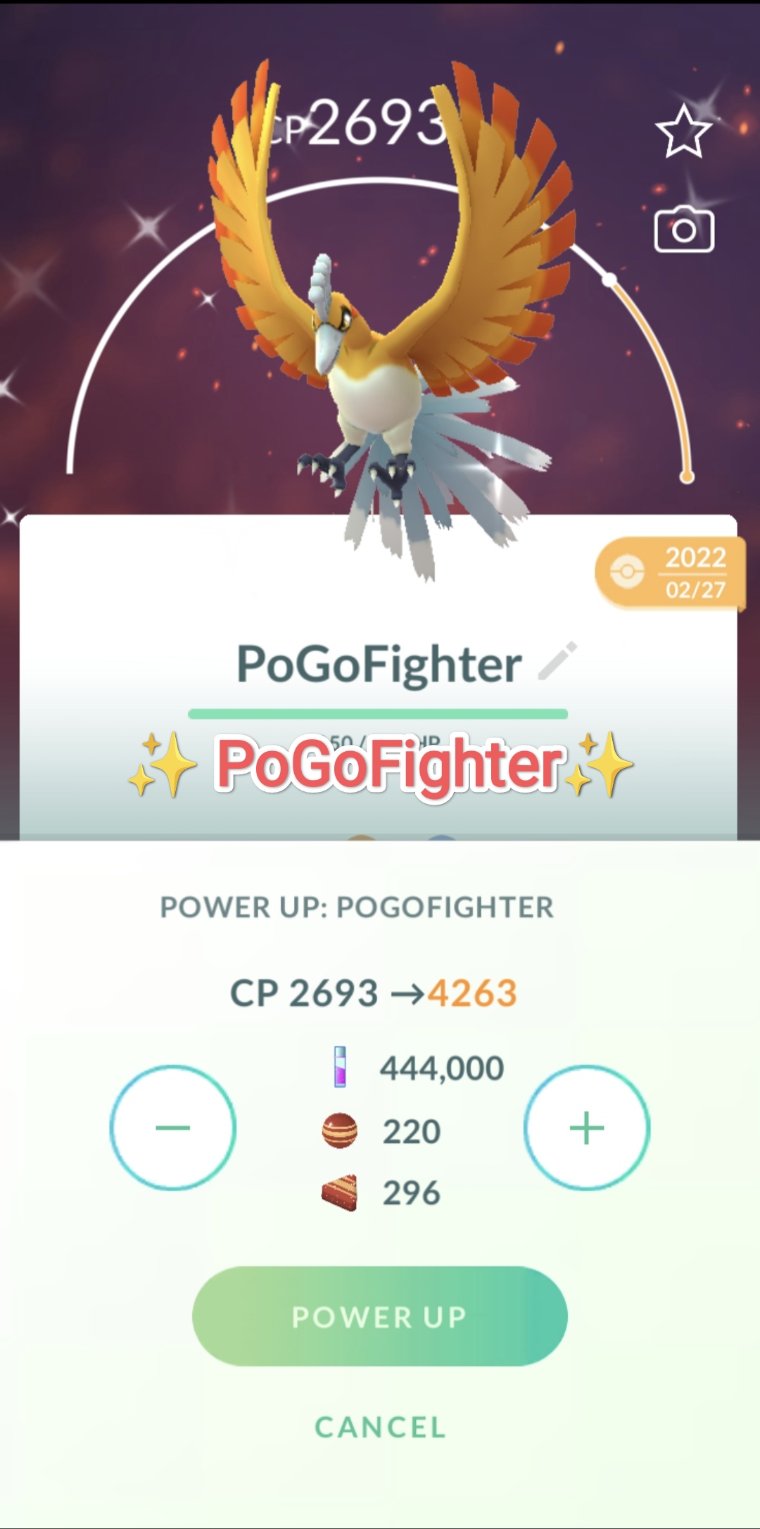 Shadow Ho-Oh Sacred Fire+ Pokemon Trade Go