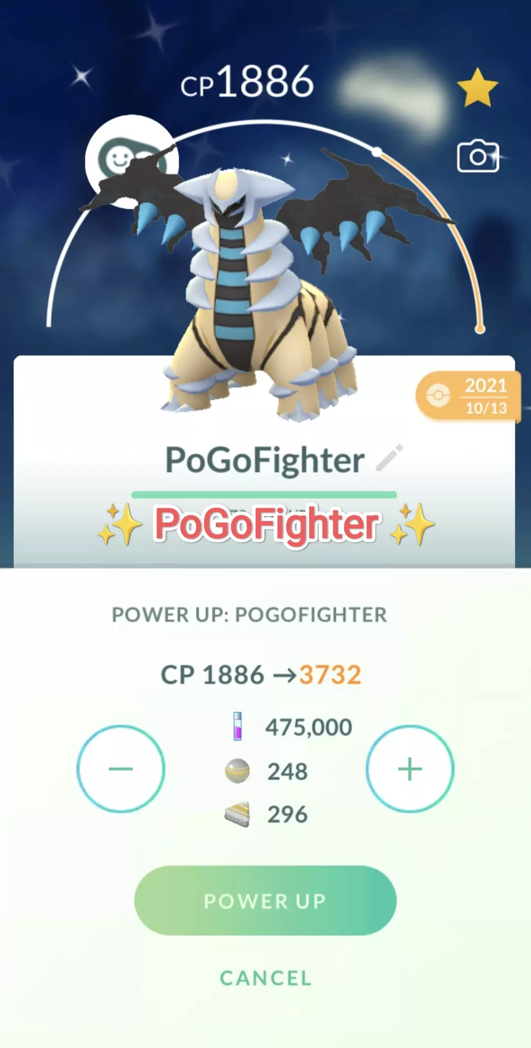 Pokémon GO Shiny Giratina / Giratina (Altered) Level 40 / Level 50 – Unlock 2nd Charge ATK – PVP Master League – TRADE (Read Describe) - Image 3
