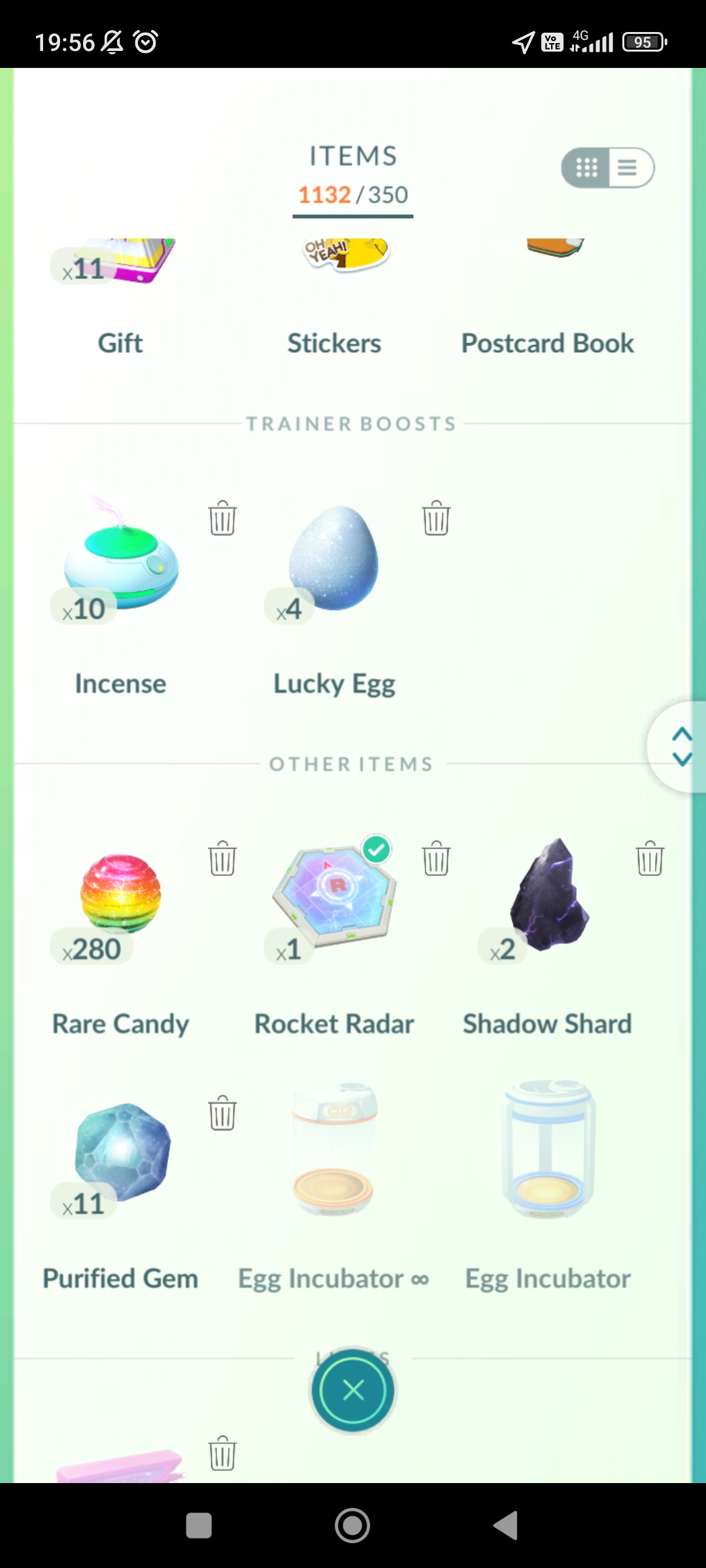 Pokemon Go Acc Shiny Purified Mewtwo, Regigigas, Lugia