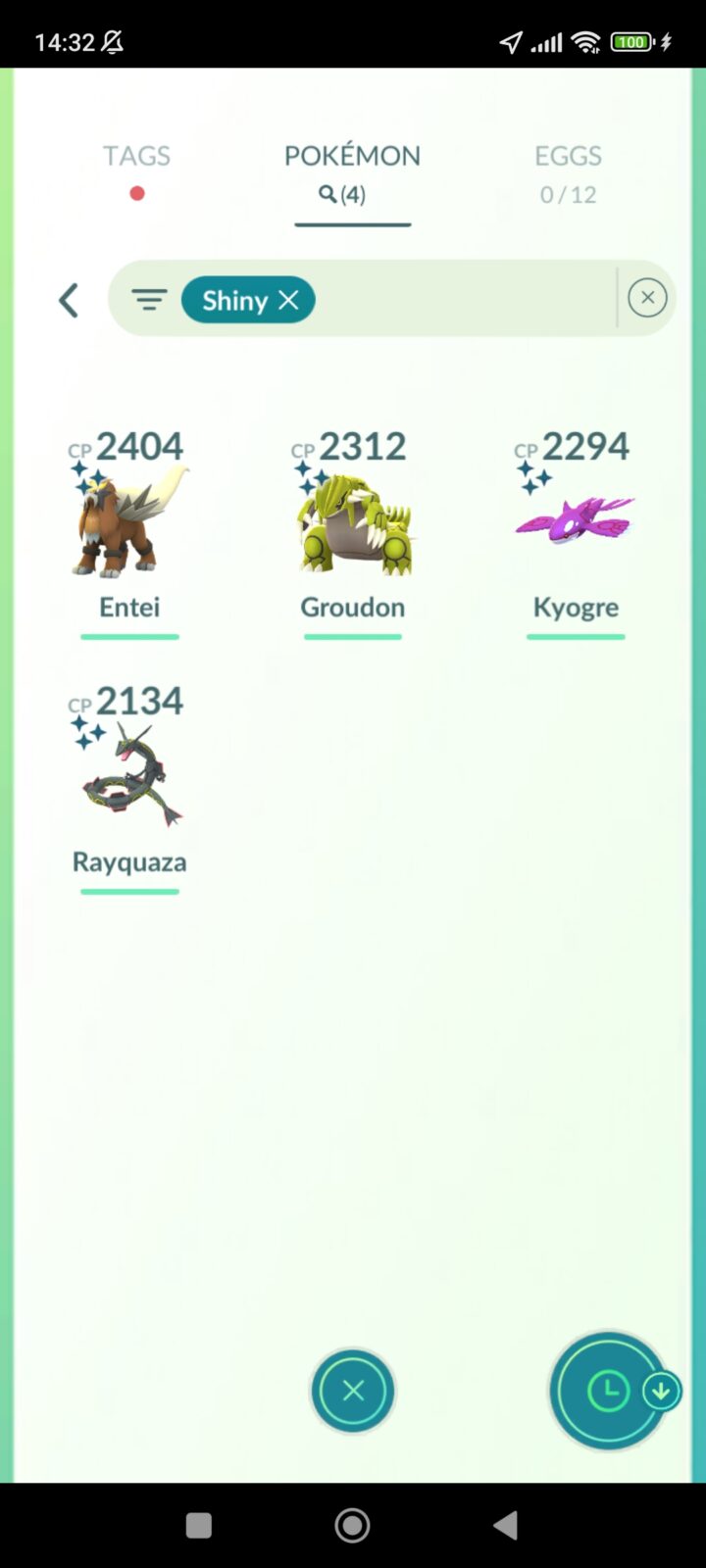 Pokémon Go * Shiny Regigigas * Mini P T C have 80.000 stardust