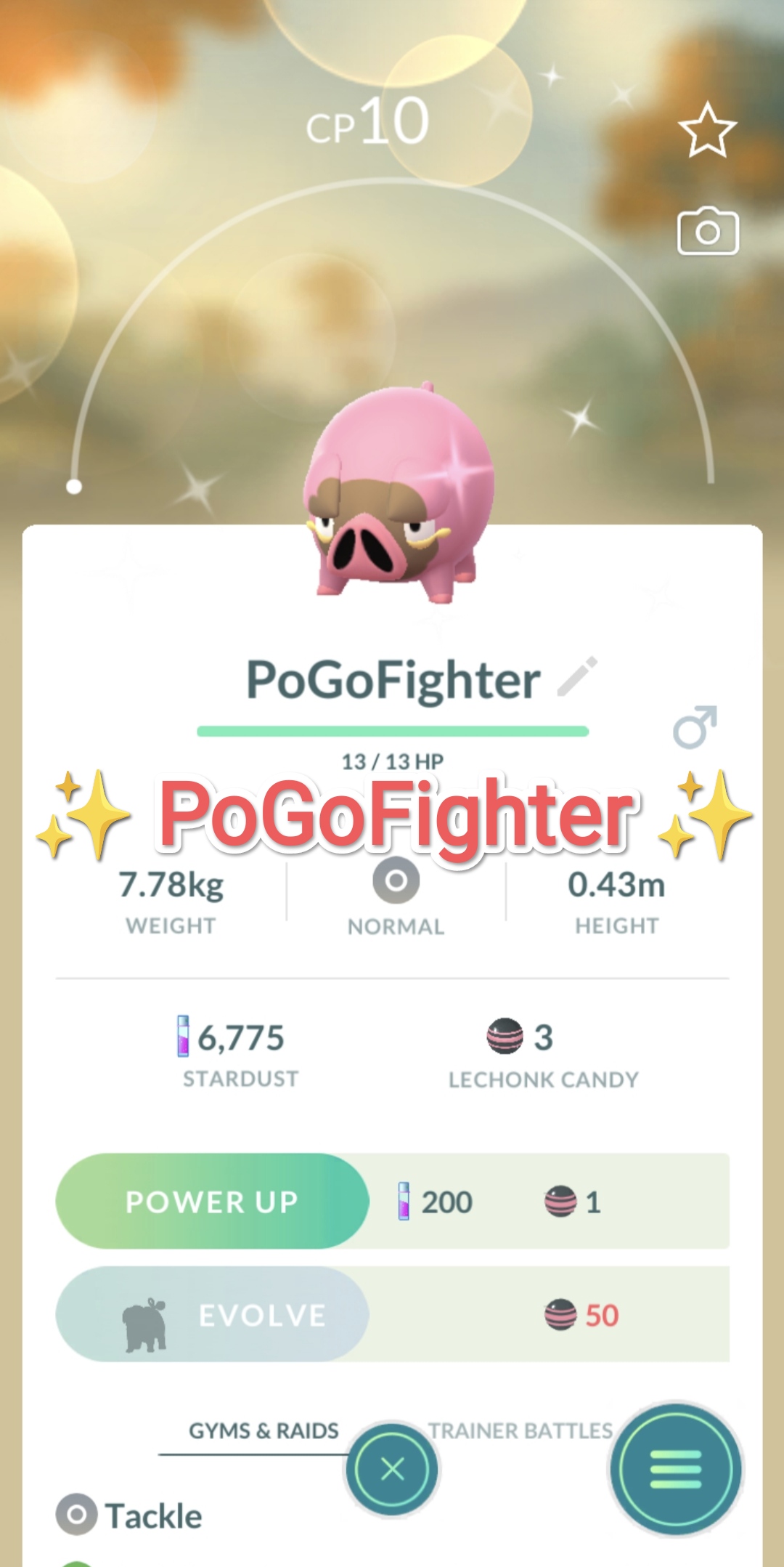 Shiny Farfetch'd Pokemon Trade Go