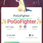 Pokémon GO Shiny Hisuian Typhlosion – Trade 1.000.000 stardust (Read Describe)