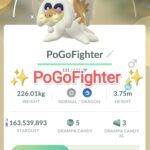 Pokémon GO Shiny Drampa - Trade 20.000 stardust (Read Describe)