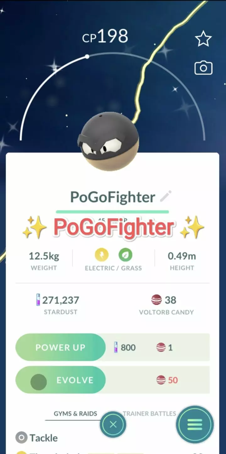 Pokémon GO Shiny Hisuian Voltorb - Trade 20.000 stardust (Read Describe)