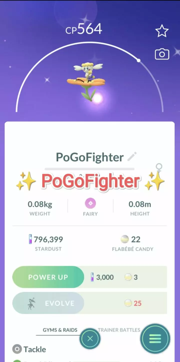 Pokémon GO Shiny Orange Flower Flabébé - Trade 20.000 stardust (Read Describe)