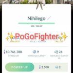 Pokémon GO Shiny Nihilego Madrid, Spain Location Card Background – Trade 20.000 stardust (Read Describe)