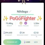 Pokémon GO Shiny Nihilego With Special Background – Trade 20.000 stardust (Read Describe)