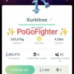 Pokémon GO Shiny Xurkitree With Special Background – Trade 20.000 stardust (Read Describe)